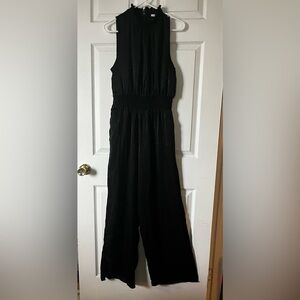 Elegant Black Sleeveless Jumpsuit
